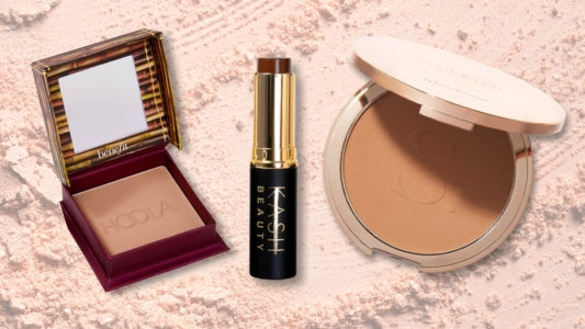 four different shades of bronzer 