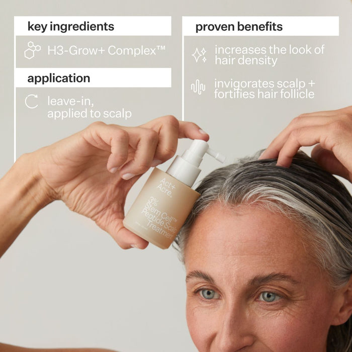 Act+Acre 3% Stem Cell Peptide Scalp Treatment 89ml