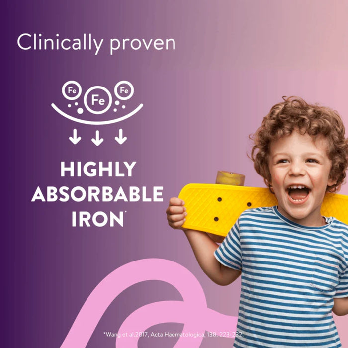 Active Iron Kids Iron + Vitamin D 30 Blackcurrant Soft Chews - 30 Day Supply