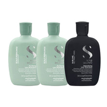 Alfaparf Milano Rebalance Dandruff Purifying Low Shampoo Duo with Complimentary Alfaparf Detox Shampoo