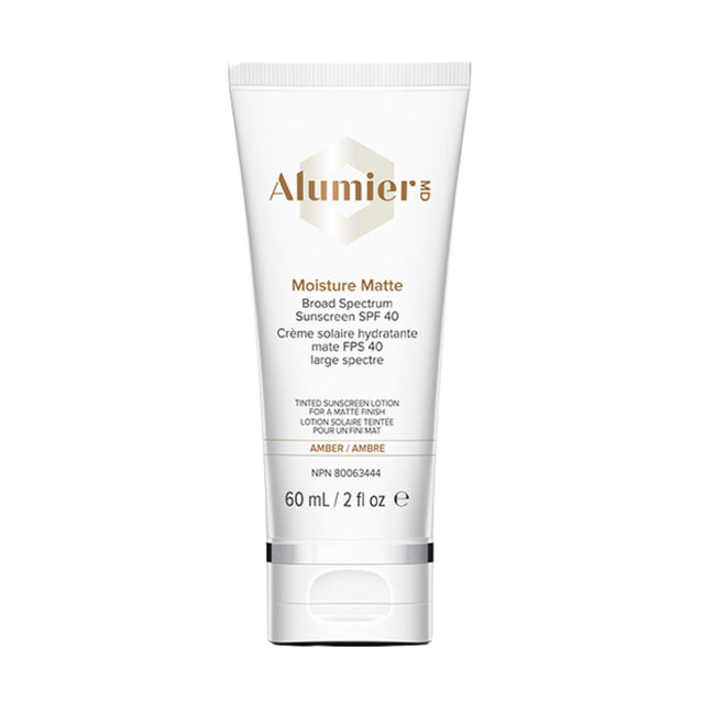 Alumier MD Moisture Matte SPF 40 Amber.