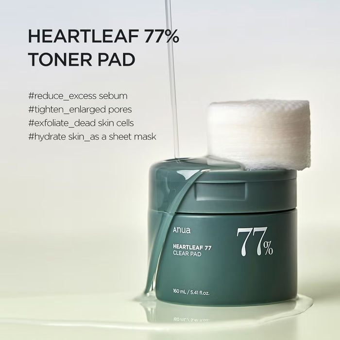 Anua Heartleaf 77% Toner Pad 160ml