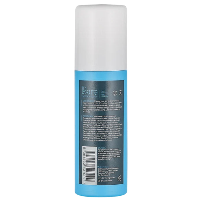 Bare by Vogue Face Tanning Mist Medium 125ml