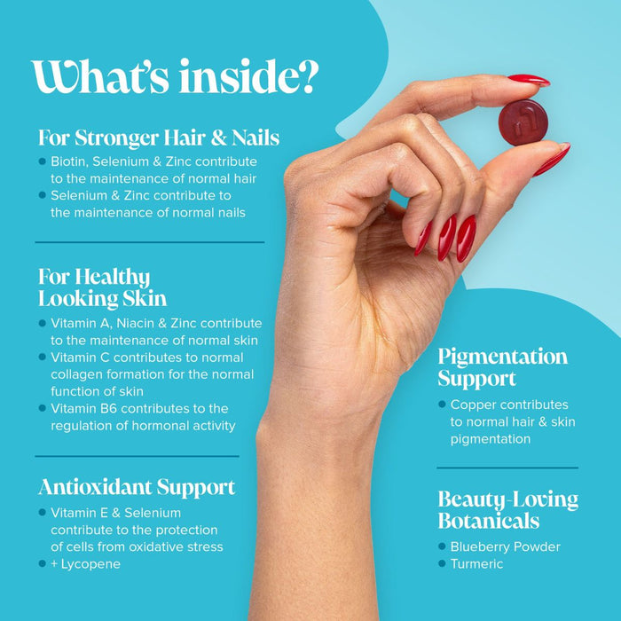 Novomins Beauty Hair Skin & Nail Gummies