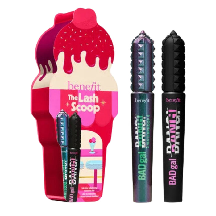 Benefit The Lash Scoop Volumizing Mascara Duo Gift Set with BADgal BANG! and BADgal BANG! Waterproof