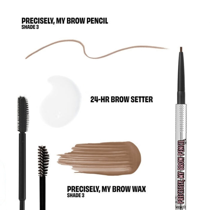 Benefit The Brow Booth Brow Gift Set – Shade 3 Light Brown