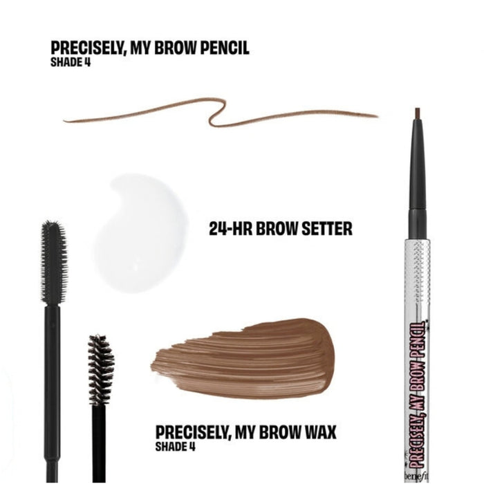 Benefit The Brow Booth Brow Gift Set – Shade 4 Deep Brown