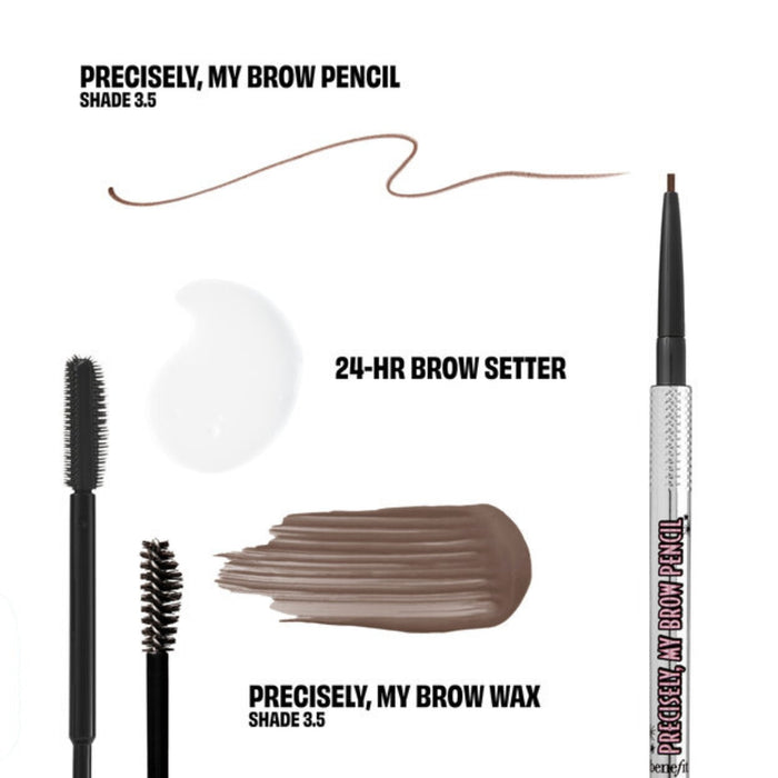 Benefit The Brow Booth Brow Gift Set – Shade 3.5 Medium Brown