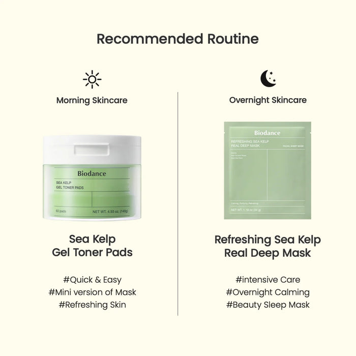 Biodance Sea Kelp Gel Toner Pads - 60 Pads