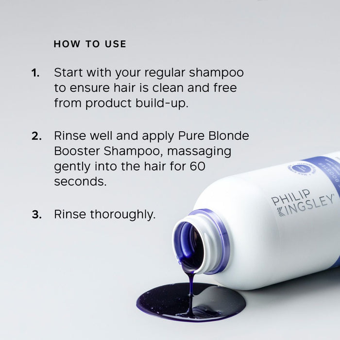 Philip Kingsley Pure Blonde Booster Shampoo 250ml.