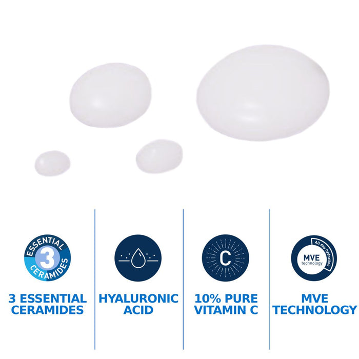 CeraVe Skin Renewing 10% Pure Vitamin C Serum for Fine Lines & Texture