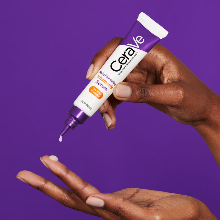 CeraVe Skin Renewing 10% Pure Vitamin C Serum for Fine Lines & Texture