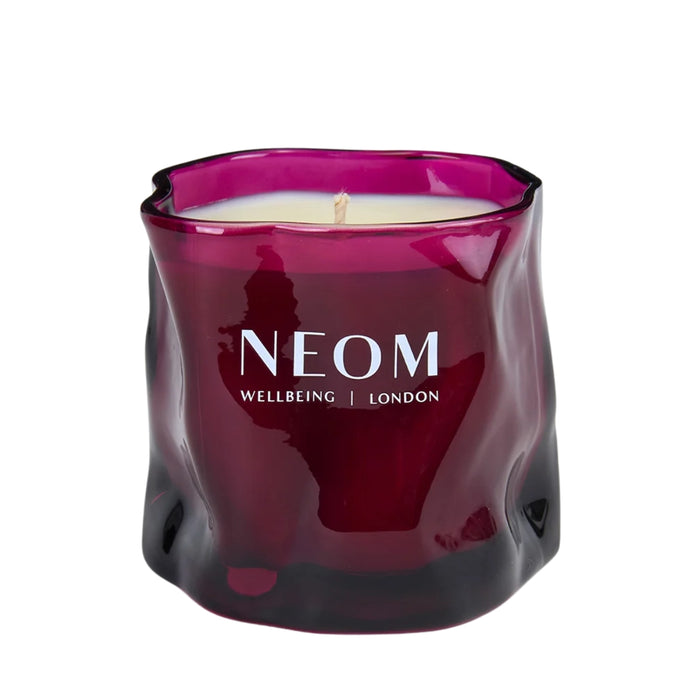 NEOM Wellbeing Christmas Wish 1 Wick Candle 185g Raspberry Red