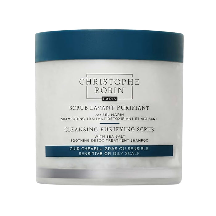 Christophe Robin Cleansing Purifying Scrub with Sea Salt Sensitive Oily Hair