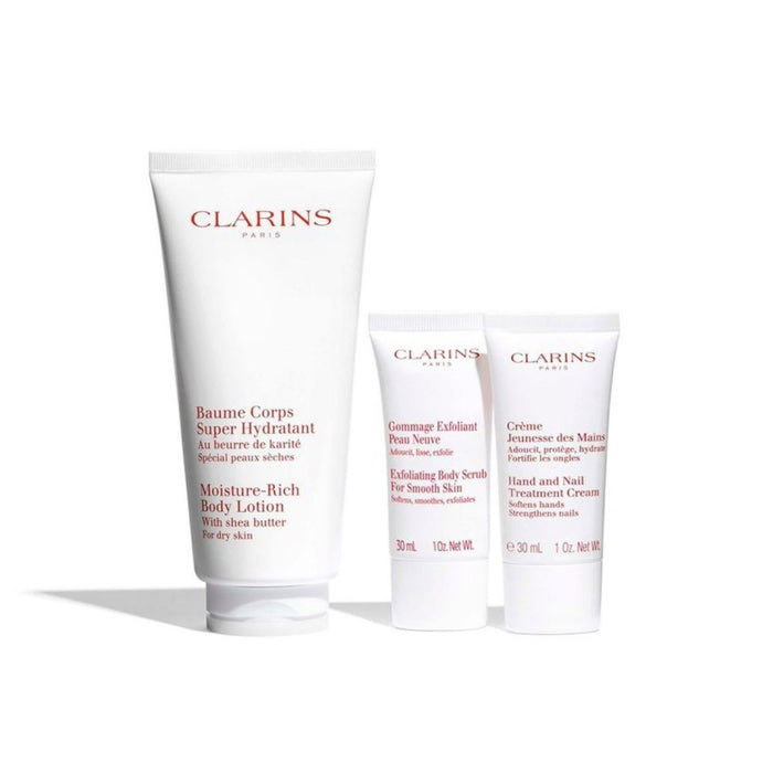Clarins Body Hydration Gift Set.