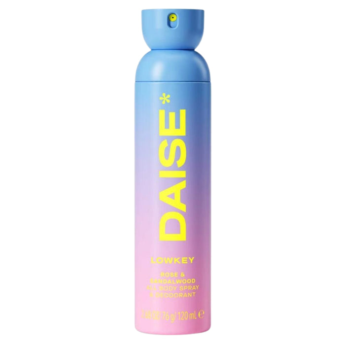 DAISE Lowkey All Body Spray & Deodorant 120ml Rose & Sandalwood