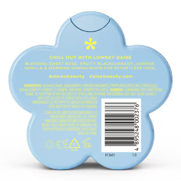 DAISE Lowkey Fragrance Body Mist Rose & Sandalwood 100ml