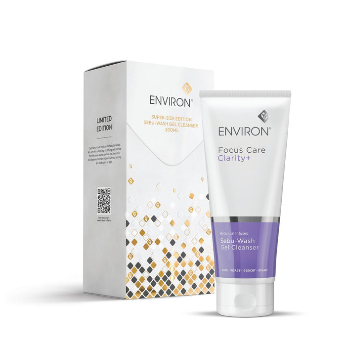 Environ PRESALE 2026 Focus Care Clarity+ Sebu Wash Gel Cleanser Super Size Edition