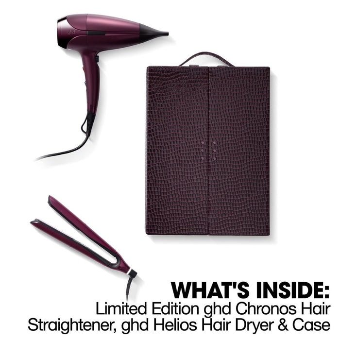 Ghd Chronos Styler & Helios Hairdryer in Cherry