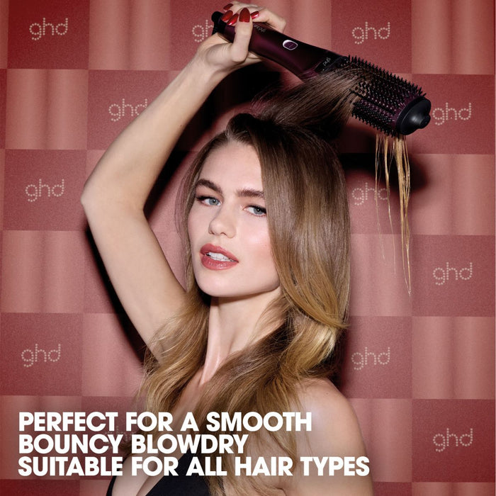 Ghd Duet Blowdry in Cherry with Volume Forever & Dressing Brush