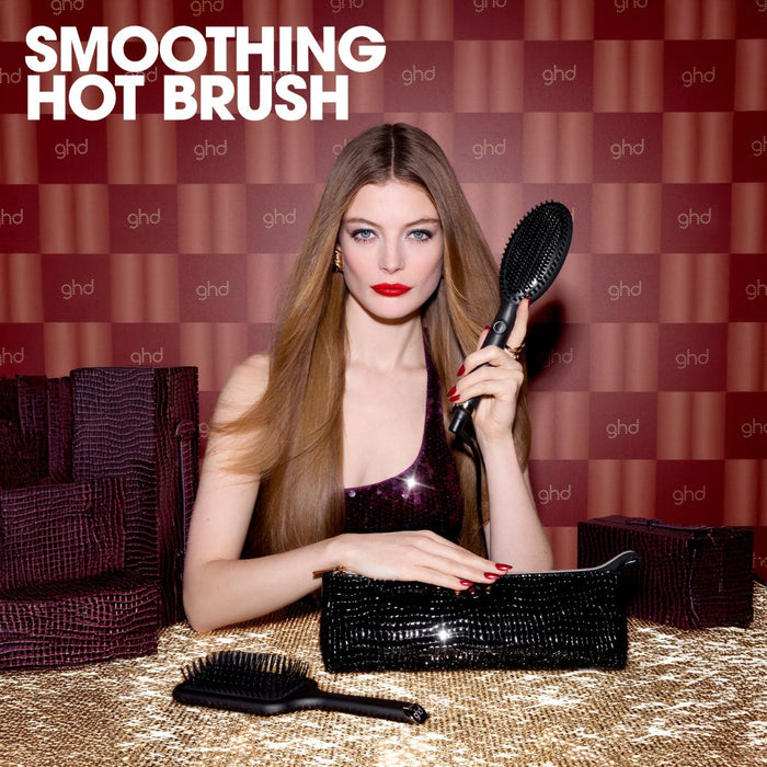 Ghd Glide Hot Brush Gift Set with Paddle Brush & Bag