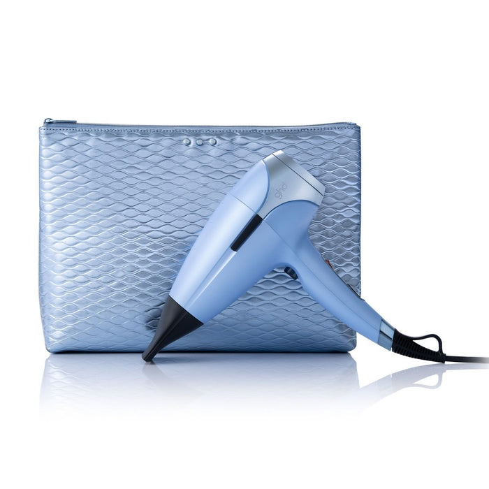 Ghd Helios Limited Edition Gift Set Hair Dryer in Icy Blue.
