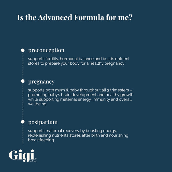 Gigi Supplements Advanced Pre-Conception & Pregnancy Blend