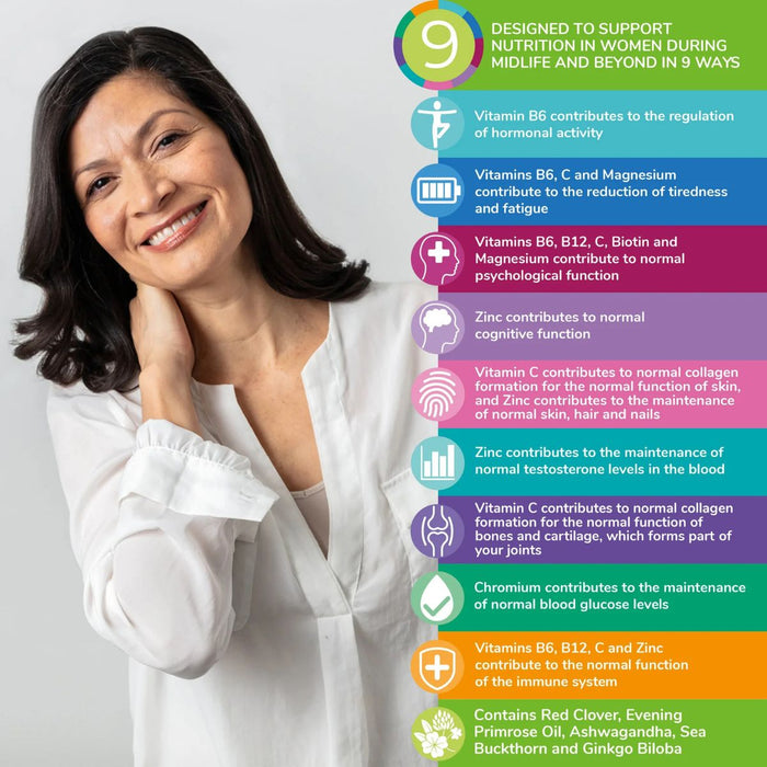 Health & Her Menopause Multi-Nutrient Support Supplement 60