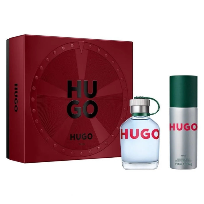 Hugo Man Eau De Toilette 75ml Gift Set 
