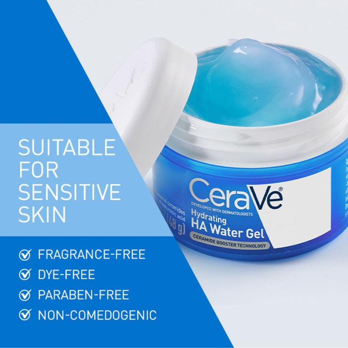Cerave Hydrating Hyaluronic Acid Water Gel Face Moisturizer