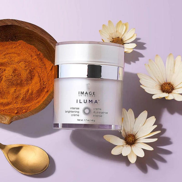 IMAGE Skincare Iluma Intense Brightening Creme with flowers 