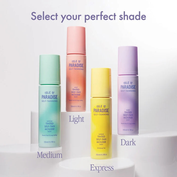 Isle Of Paradise Express Self-Tanning Mousse 200ml