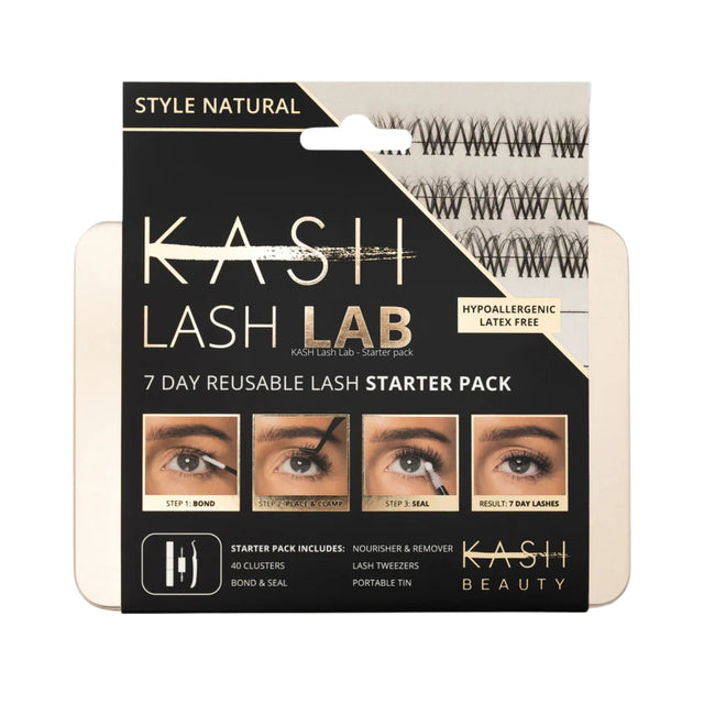 Kash Beauty Lash Lab Natural Tin