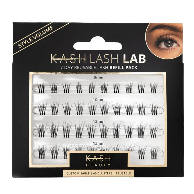 Kash Beauty Lash Lab Volume Black Refill Pack