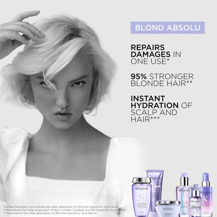 Kérastase Blond Absolu 2% Pure Hyaluronic Acid Scalp and Hair Serum 50ml.