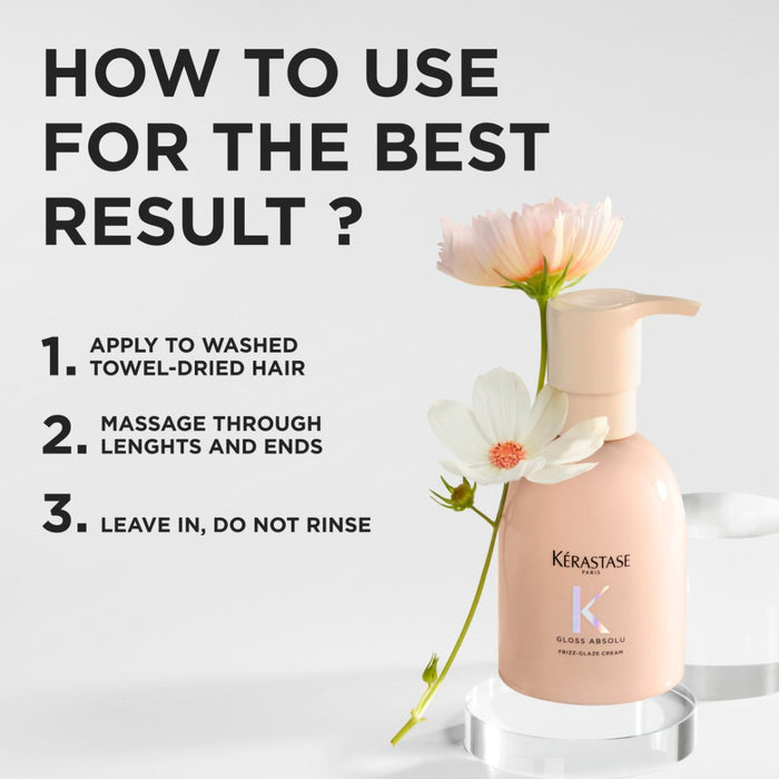 Kérastase Gloss Absolu Frizz-Glaze Cream For Thick Frizzy Hair 240ml