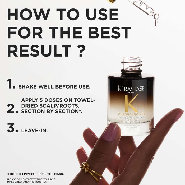Kérastase Chronologiste Longevity Potion: Revitalizing Scalp Serum 30ml
