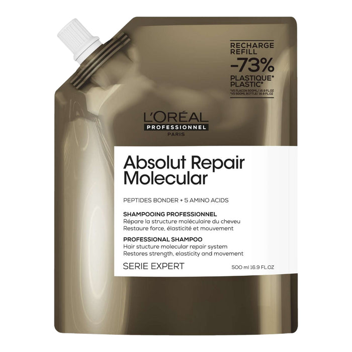 L'Oréal Professionnel Absolut Repair Molecular Shampoo Refill Pack 500ml