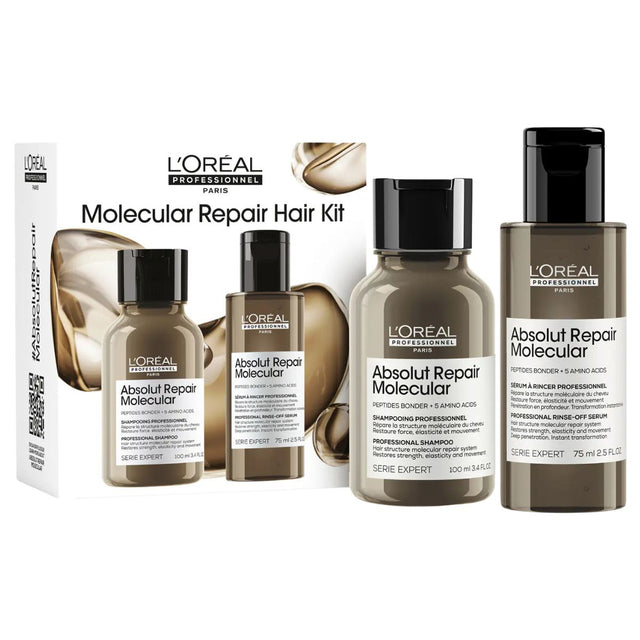 L'Oréal Professionnel Absolut Repair Molecular Mini Gift Set Shampoo & Leave In Mask