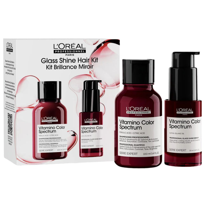 L'Oréal Professionnel Vitamino Color Mini Gift Set Shampoo & Glass Shine Hair Serum