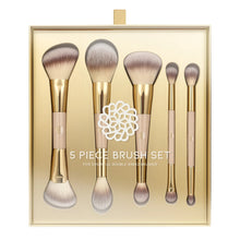 Lisa & Co 5 Piece Double Ended Makeup Brush Set