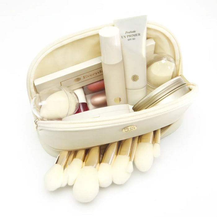 Lisa & Co Luxe Two Tier Make Up Bag