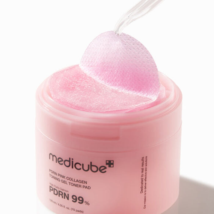 Medicube PDRN Pink Collagen Gel Toner Pads 120ml - 70 Pads