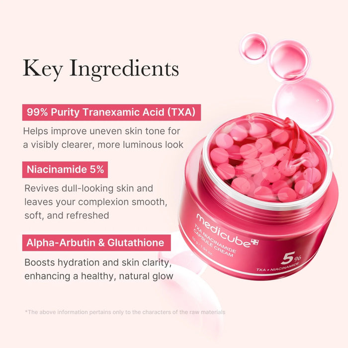 Medicube TXA Niacinamide Capsule Cream 5% 55g.