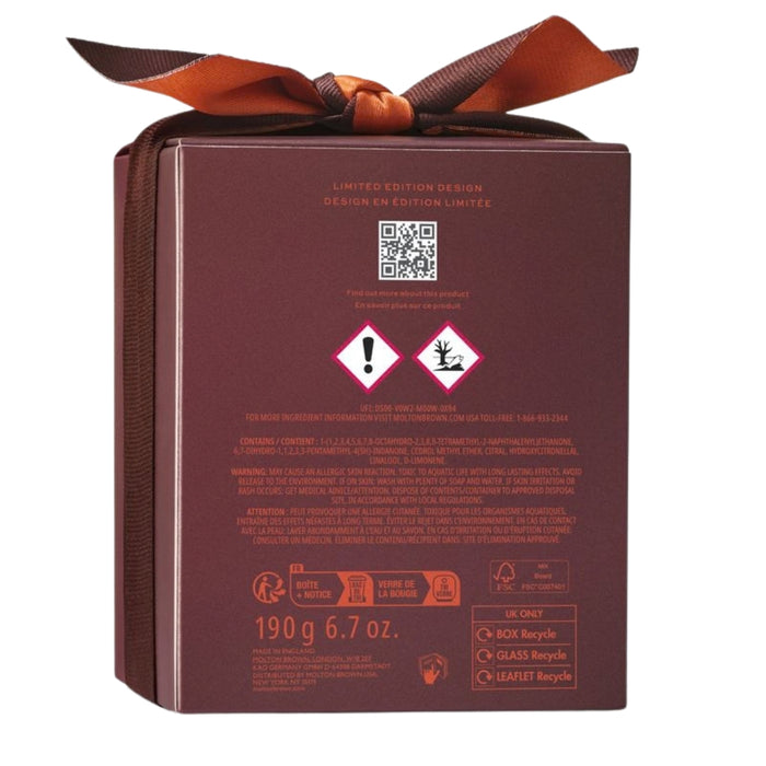 Molton Brown Fiery Pink Pepper Scented Candle Limited Edition Design