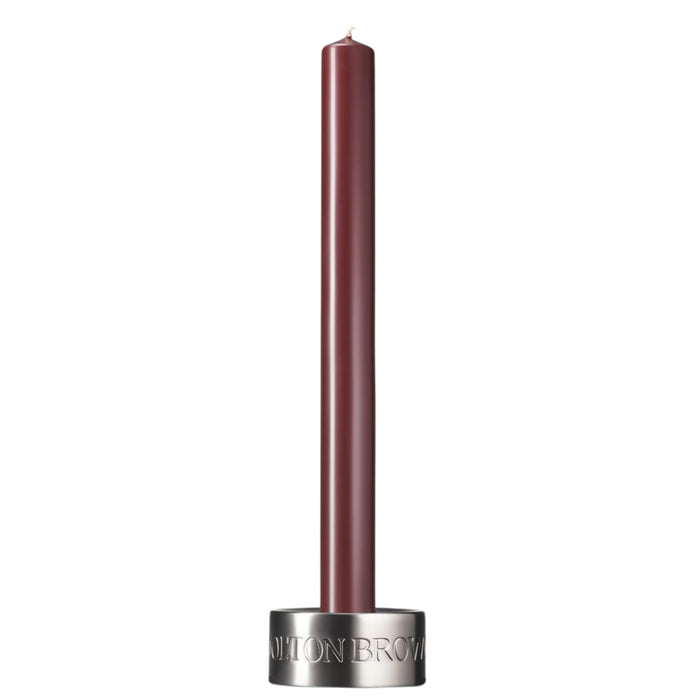Molton Brown Fiery Pink Pepper Dinner Candle with Metallic Holder in Berry Hue
