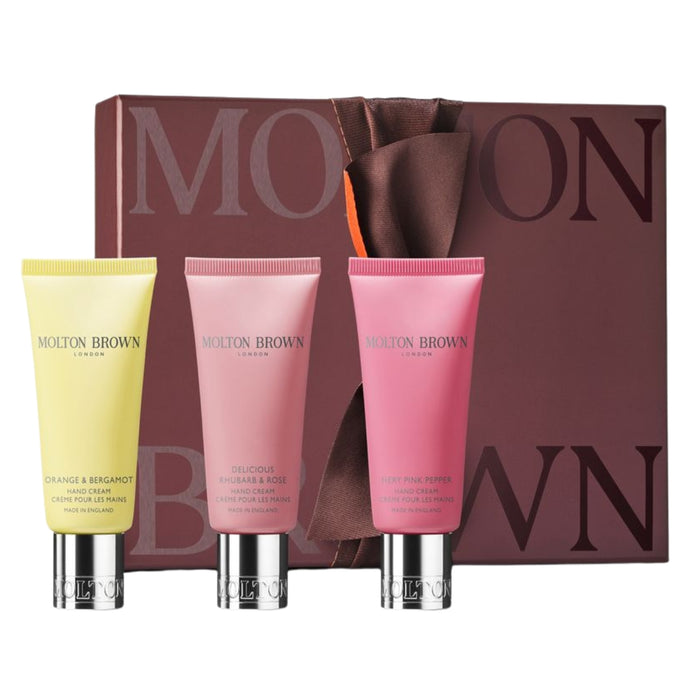 Molton Brown The Floral Spicy Hand Care Collection with 3 Hand Creams