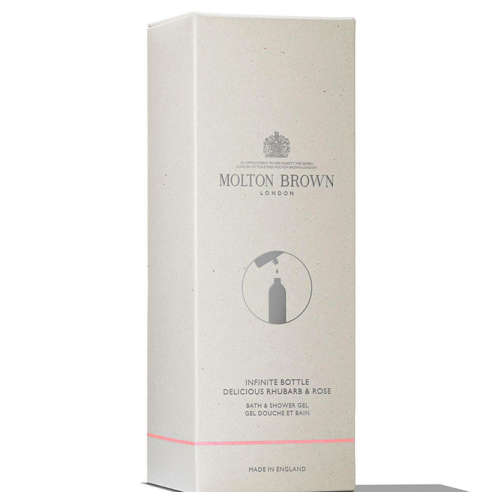 Molton Brown Delicious Rhubarb & Rose Infinite Bottle.