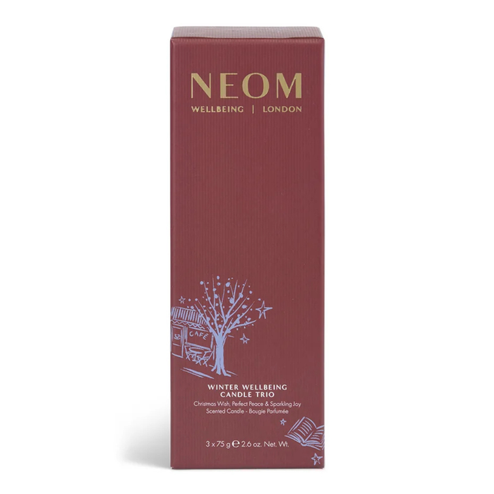 NEOM Wellbeing Winter Wellbeing Candle Trio 3 x 75g