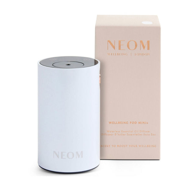 Neom Wellbeing Pod Mini+ Waterless Essential Oil Diffuser - White